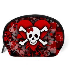 Skull Romance  Accessory Pouch (Large) from ArtsNow.com Back