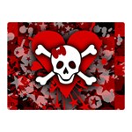 Skull Romance  Double Sided Flano Blanket (Mini)