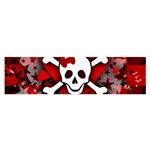 Skull Romance  Satin Scarf (Oblong)