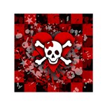 Skull Romance  Small Satin Scarf (Square)