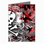 Skull Splatter Greeting Cards (Pkg of 8)