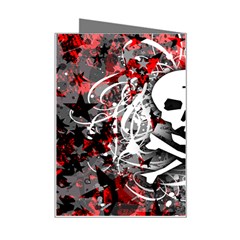 Skull Splatter Mini Greeting Card from ArtsNow.com Right