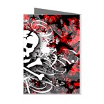 Skull Splatter Mini Greeting Cards (Pkg of 8)