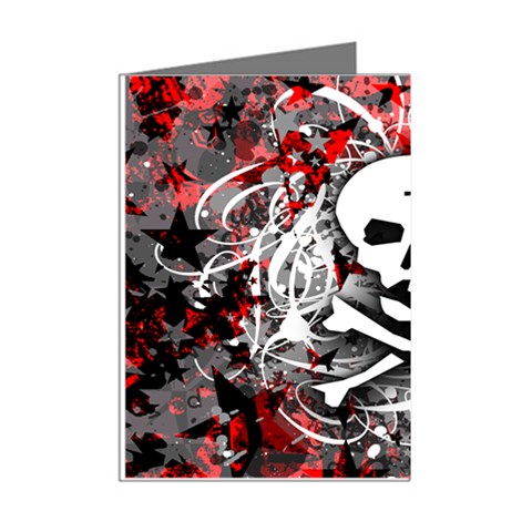Skull Splatter Mini Greeting Cards (Pkg of 8) from ArtsNow.com Right