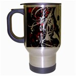 Skull Splatter Travel Mug (Silver Gray)