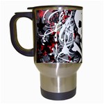 Skull Splatter Travel Mug (White)