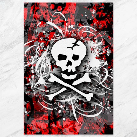 Skull Splatter Canvas 12  x 18  from ArtsNow.com 11.88 x17.36  Canvas - 1