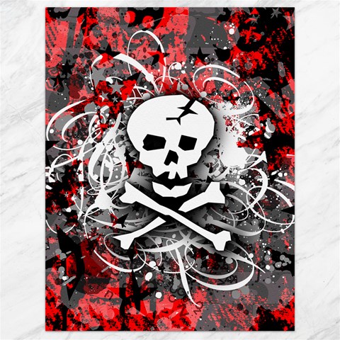 Skull Splatter Canvas 18  x 24  from ArtsNow.com 17.8 x23.08  Canvas - 1