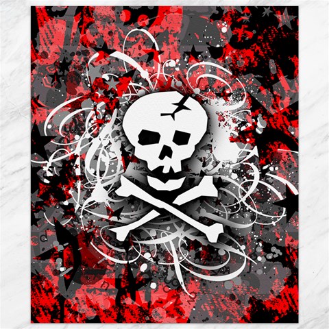 Skull Splatter Canvas 20  x 24  from ArtsNow.com 19.57 x23.15  Canvas - 1