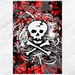 Skull Splatter Canvas 24  x 36 