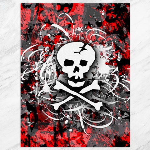 Skull Splatter Canvas 36  x 48  from ArtsNow.com 35.26 x46.15  Canvas - 1