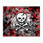 Skull Splatter Small Glasses Cloth (2 Sides)