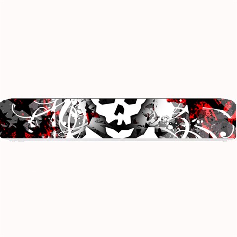 Skull Splatter Small Bar Mat from ArtsNow.com 24 x4  Bar Mat