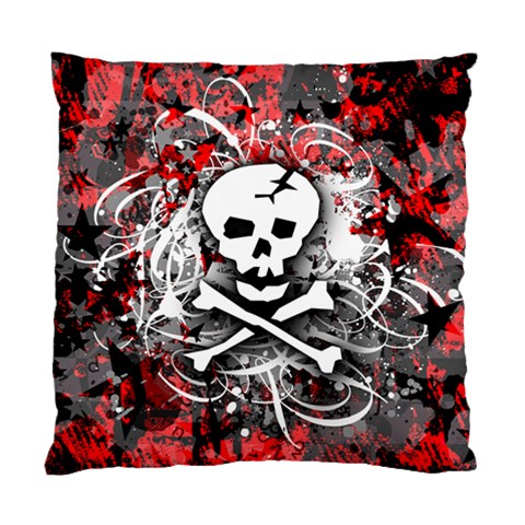 Skull Splatter Standard Cushion Case (Two Sides) from ArtsNow.com Front