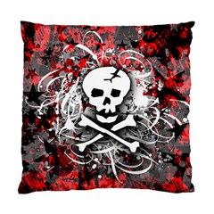 Skull Splatter Standard Cushion Case (Two Sides) from ArtsNow.com Front