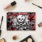Skull Splatter Cosmetic Bag (Medium)