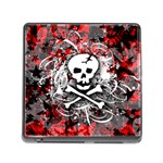 Skull Splatter Memory Card Reader (Square 5 Slot)