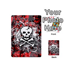 Skull Splatter Playing Cards 54 Designs (Mini) from ArtsNow.com Back