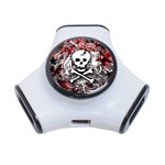 Skull Splatter 3-Port USB Hub