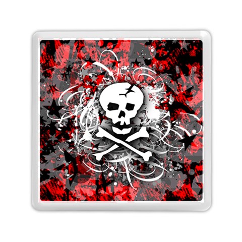 Skull Splatter Memory Card Reader (Square) from ArtsNow.com Front