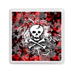 Skull Splatter Memory Card Reader (Square)