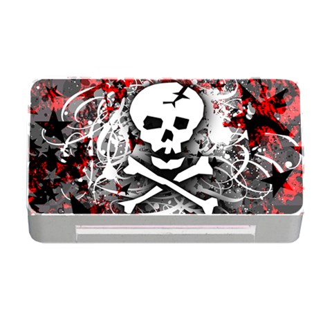 Skull Splatter Memory Card Reader with CF from ArtsNow.com Front