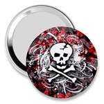 Skull Splatter 3  Handbag Mirror