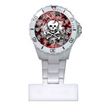 Skull Splatter Plastic Nurses Watch