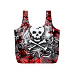 Skull Splatter Full Print Recycle Bag (S)