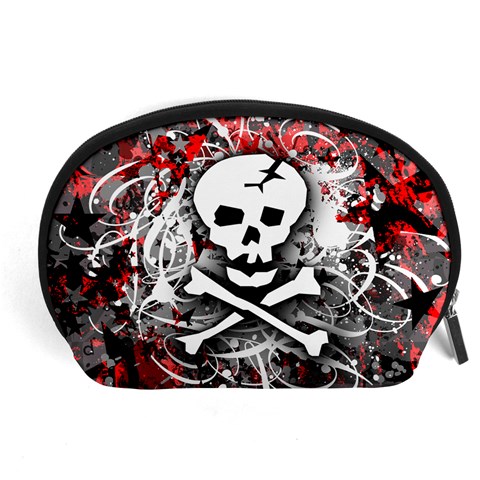 Skull Splatter Accessory Pouch (Large) from ArtsNow.com Front