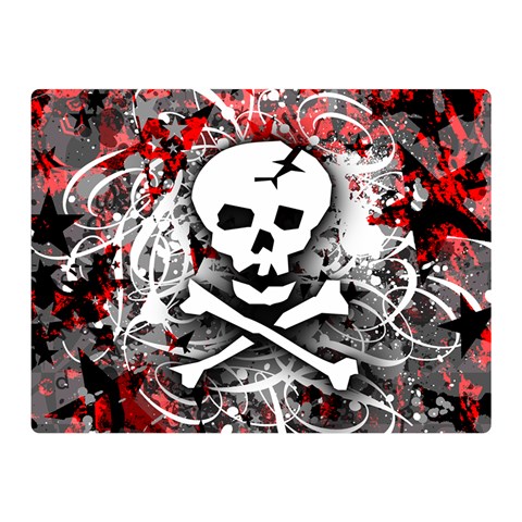 Skull Splatter Double Sided Flano Blanket (Mini) from ArtsNow.com 35 x27  Blanket Back