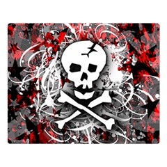 Skull Splatter Double Sided Flano Blanket (Large) from ArtsNow.com Blanket Back