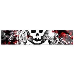 Skull Splatter Small Flano Scarf from ArtsNow.com Front