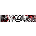 Skull Splatter Small Flano Scarf