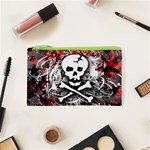 Skull Splatter Cosmetic Bag (XS)