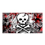 Skull Splatter Satin Wrap