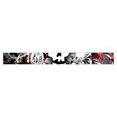 Skull Splatter Zipper Large Tote Bag from ArtsNow.com Strap
