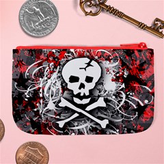 Skull Splatter Large Coin Purse from ArtsNow.com Back