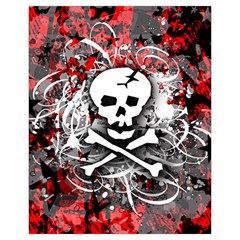 Skull Splatter Drawstring Pouch (XL) from ArtsNow.com Front