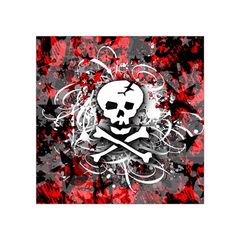 Skull Splatter Square Tapestry (Small) from ArtsNow.com Front