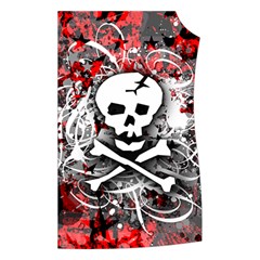 Skull Splatter Women s Button Up Vest from ArtsNow.com Front Left