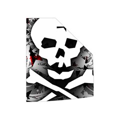 Skull Splatter Women s Button Up Vest from ArtsNow.com Left Pocket