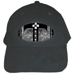 Spider Web Cross Black Cap