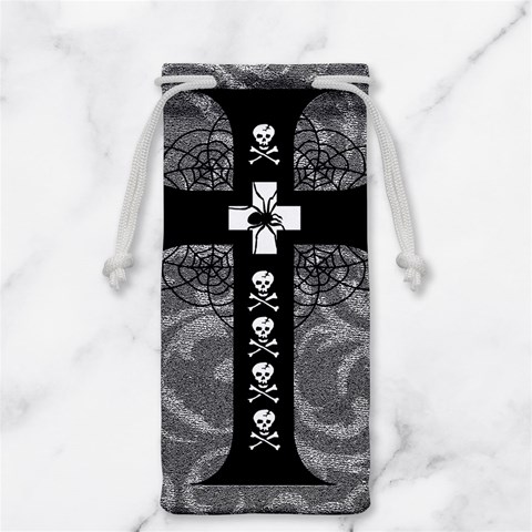 Spider Web Cross Jewelry Bag from ArtsNow.com Front