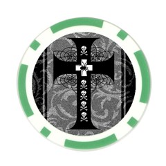 Spider Web Cross Poker Chip Card Guard from ArtsNow.com Back