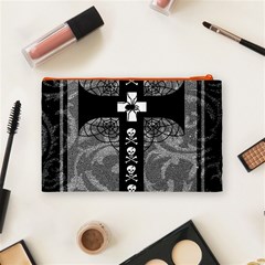 Spider Web Cross Cosmetic Bag (Medium) from ArtsNow.com Back