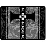 Spider Web Cross Fleece Blanket (Large)