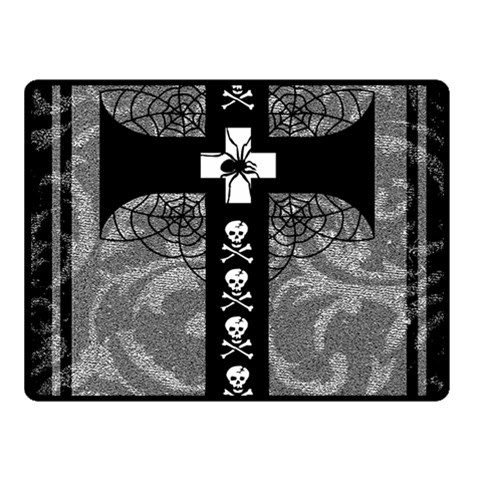 Spider Web Cross Fleece Blanket (Small) from ArtsNow.com 50 x40  Blanket Front