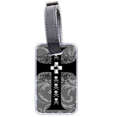 Spider Web Cross Luggage Tag (two sides) from ArtsNow.com Front