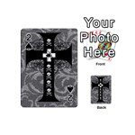 Spider Web Cross Playing Cards 54 Designs (Mini)